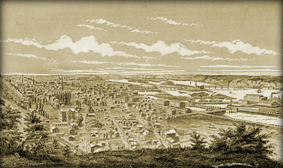 Dubuque in 1870